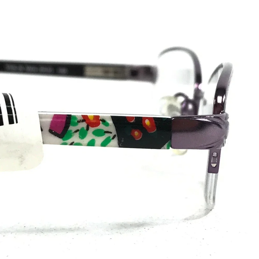 Vera Bradley Petite Eyeglasses Frames Susie Viva La Vera Purple Floral 48-16-130